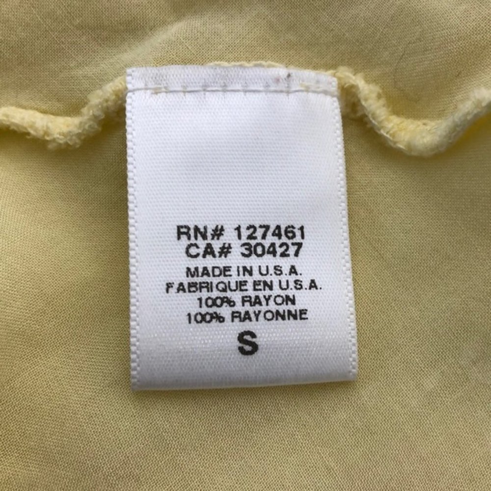 Wildfox Yellow Oversize Pink Flamingo Sleeveless Top - Picture 6 of 8